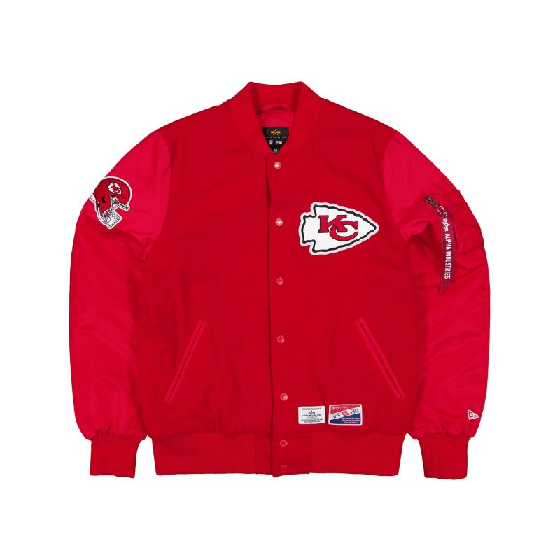 60564203 JACKET NFLXALPHA24 KANCHI RED A1