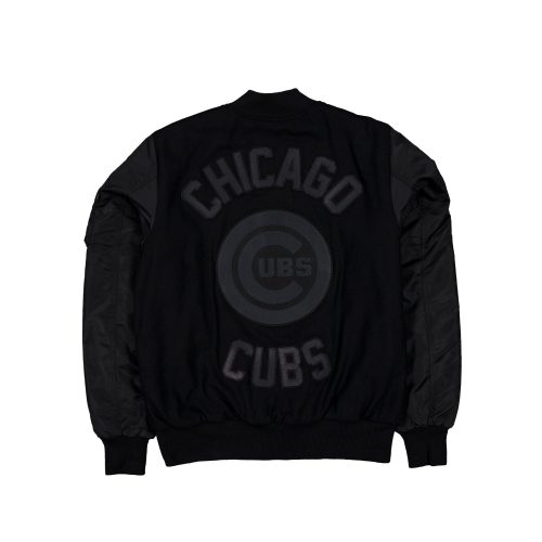 60564218 JACKET MLBXALPHA24 CHICUB BLACK B2