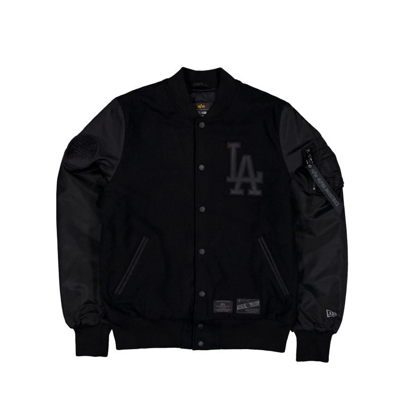 60564219 JACKET MLBXALPHA24 LOSDOD BLACK A1