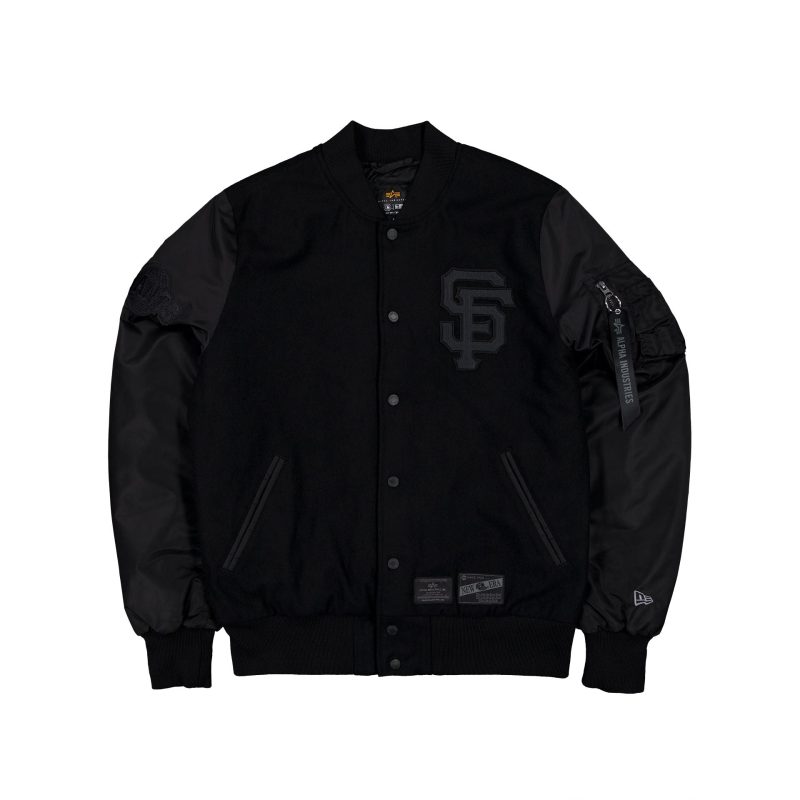 60564221 JACKET MLBXALPHA24 SAFGIA BLACK A1