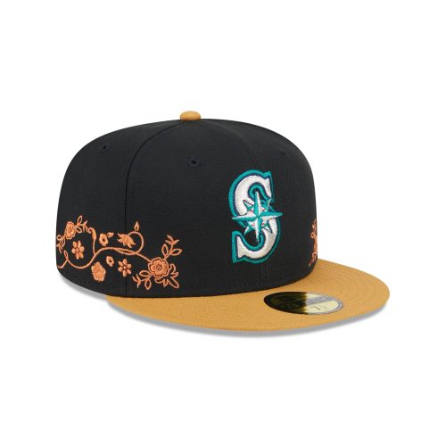 60565673 59FIFTY FLORALVINE SEAMAR BLK 3QR