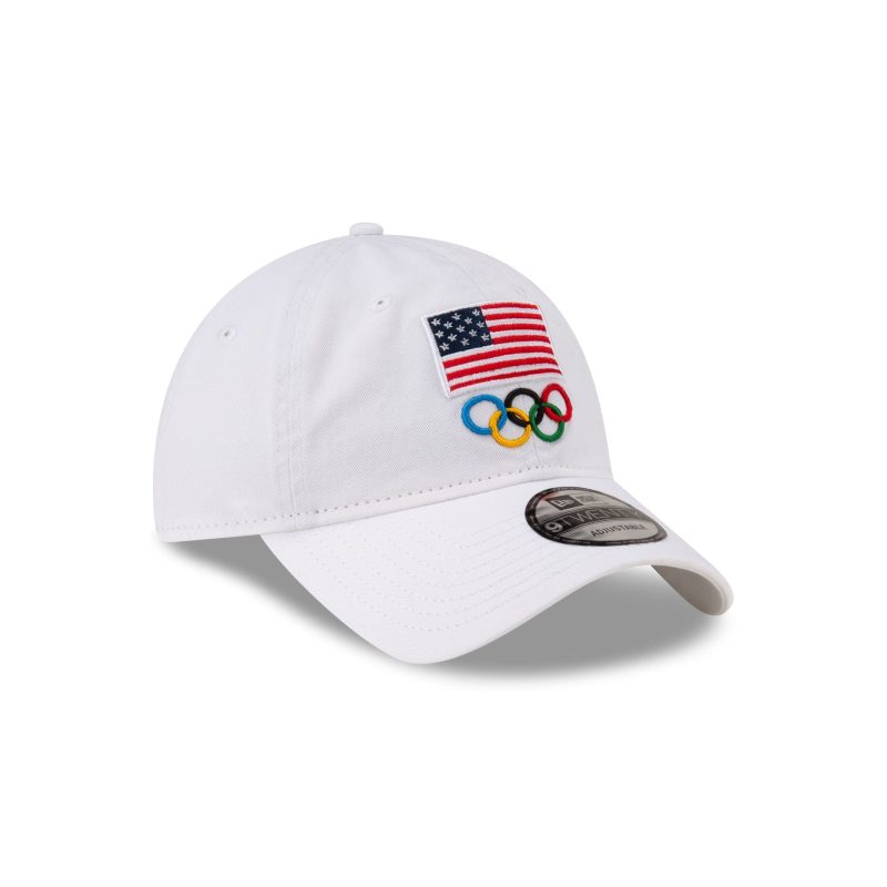 60565862 9TWENTY PARISOLYMPICSPACK USAOLY28 WHITE 3QR