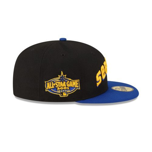 60565985 59FIFTY CLASSICSDROPSTEAMFITTED SEAMAR BLK RSIDE