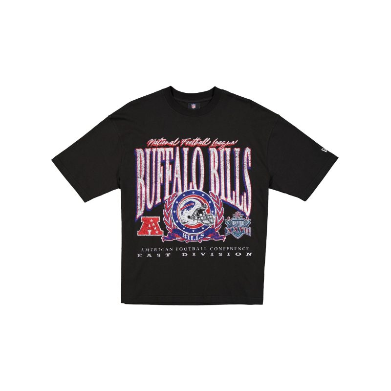 60571419 TSHIRT OVERSIZEDESSENTIALS BUFBIL BLK F