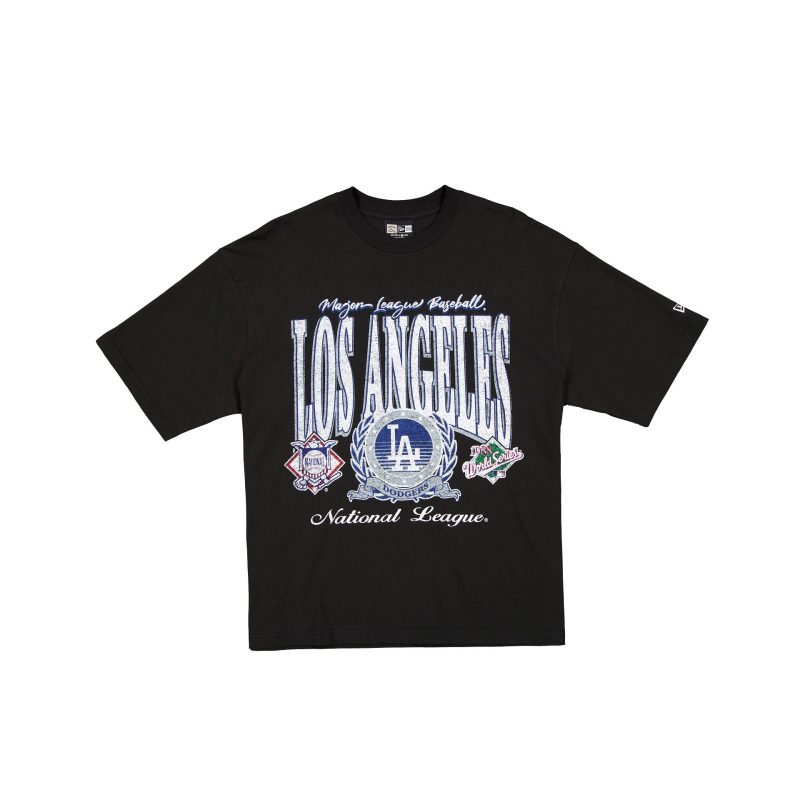 60571427 TSHIRT OVERSIZEDESSENTIALS LOSDODCO BLK F