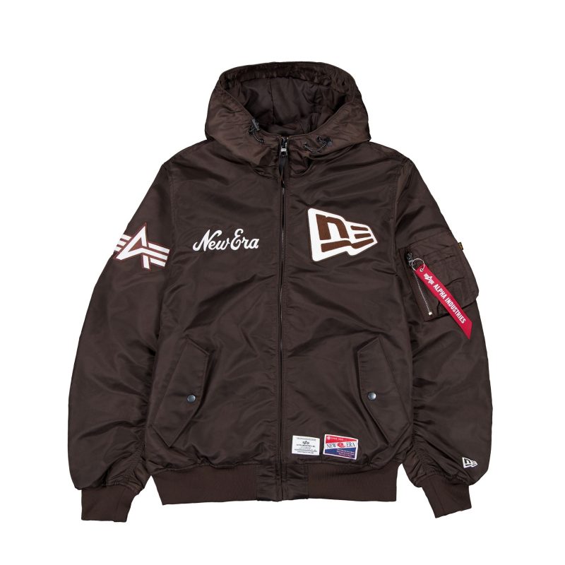 60572385 JACKET MLBXALPHA24 NEWERA BROWN F