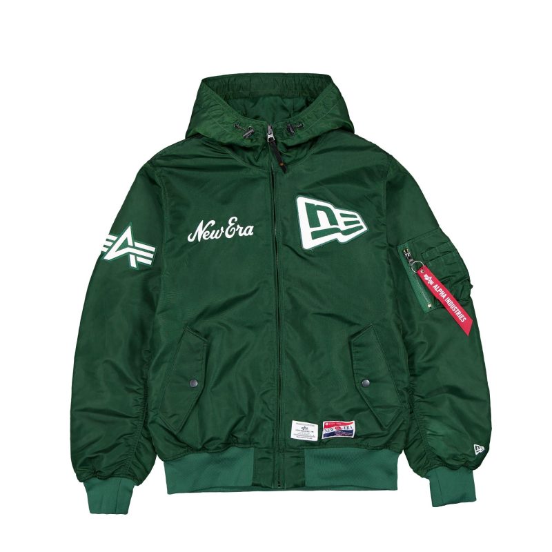 60572386 JACKET MLBXALPHA24 NEWERA GREEN F