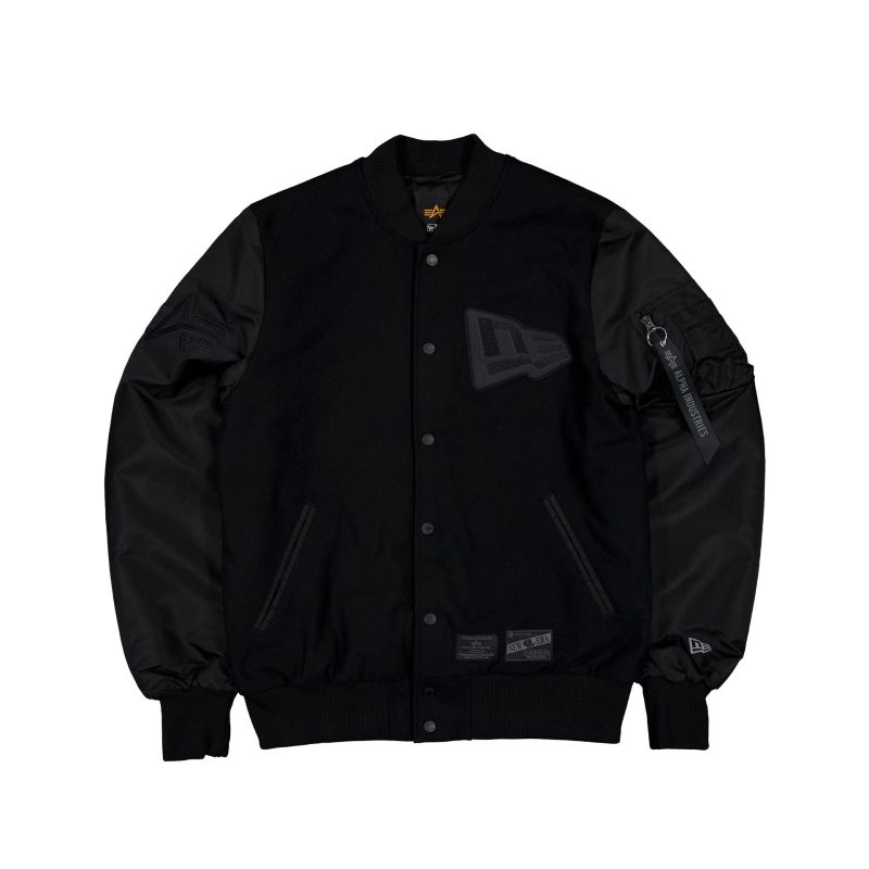 60572387 JACKET MLBXALPHA24 NEWERA BLACK A1