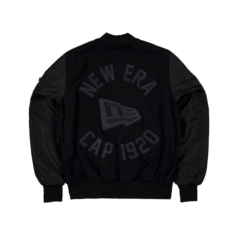 60572387 JACKET MLBXALPHA24 NEWERA BLACK B2