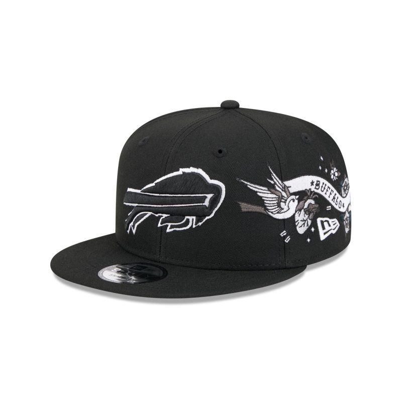 60573317 9FIFTY CITYART BUFBIL BLK 3QL