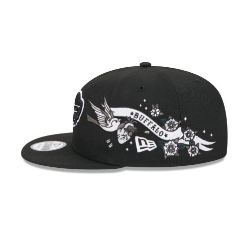 60573317 9FIFTY CITYART BUFBIL BLK LSIDE