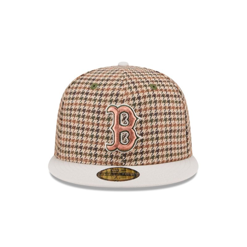 60573417 59FIFTY HOUNDSTOOTH BOSRED XTN F