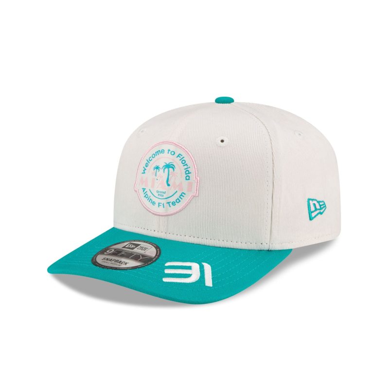 60573887 9FIFTY MIAMI24 RENAUL WHT 3QL