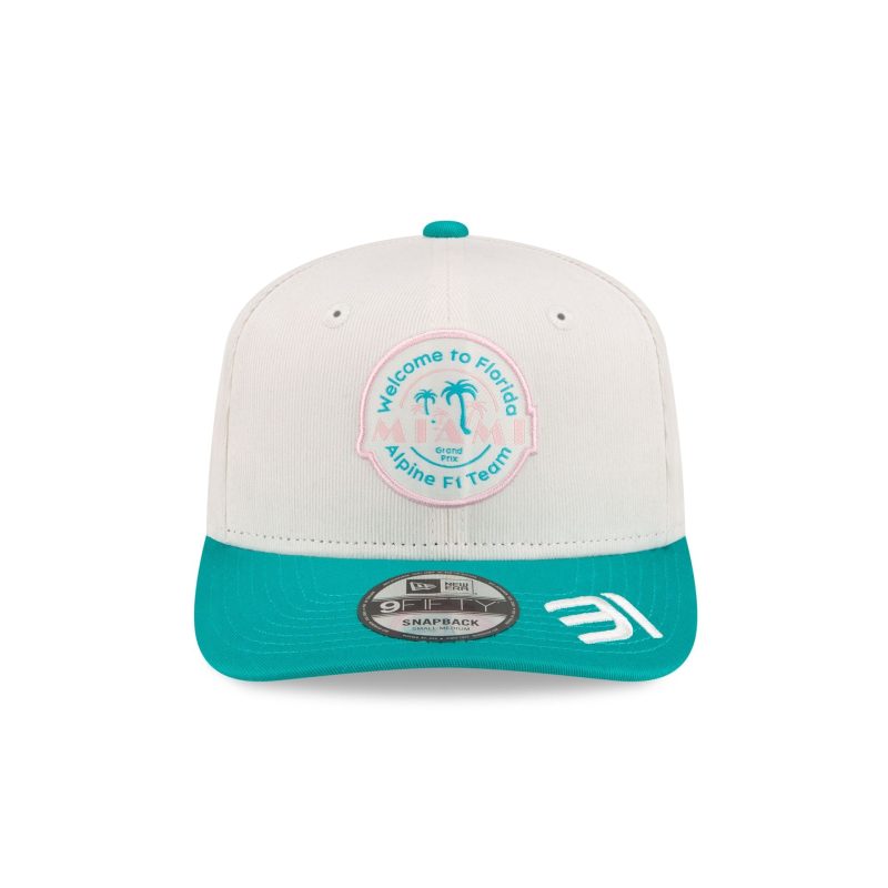 60573887 9FIFTY MIAMI24 RENAUL WHT F