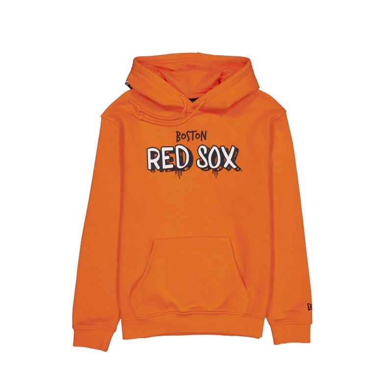 60575744 HOODIE HIGHVISDOODLES BOSRED ORG F