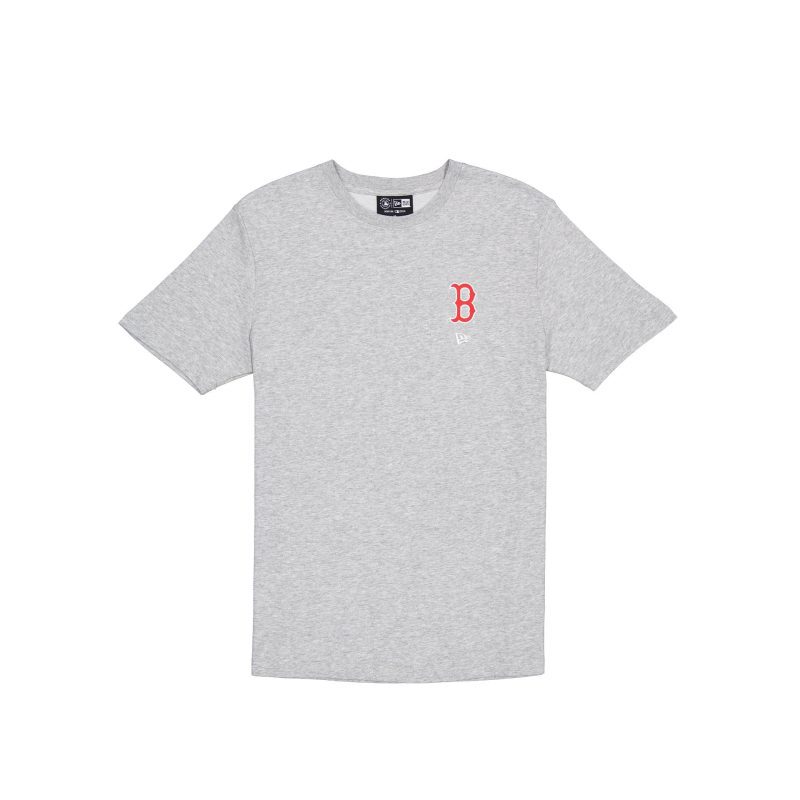 60576710 TSHIRT LOGOESSENTIALS BOSRED GRY F