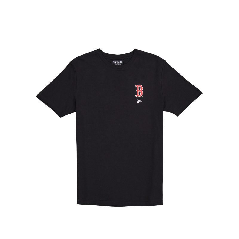 60576711 TSHIRT LOGOESSENTIALS BOSRED BLK F