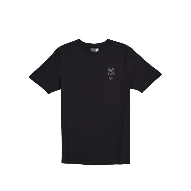 60576747 TSHIRT LOGOESSENTIALS NEYYAN BLK F