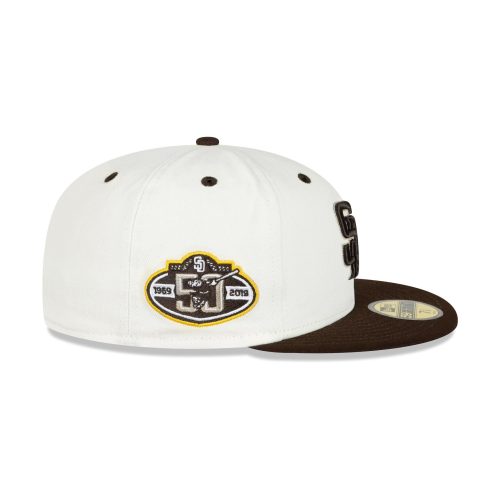 60579296 59FIFTY MASCOTPIN SADPAD WHT RSIDE