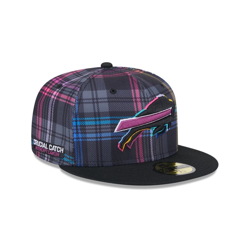 60584073 59FIFTY NFL24CC5950 BUFBIL BLK 3QR