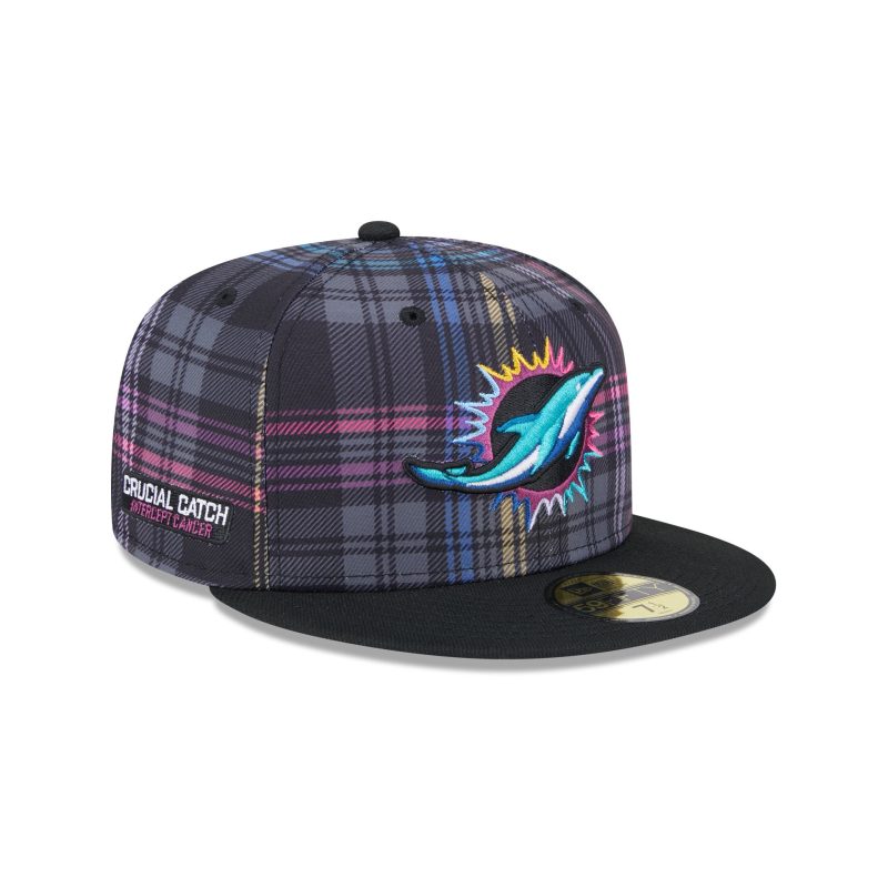 60584088 59FIFTY NFL24CC5950 MIADOL BLK 3QR