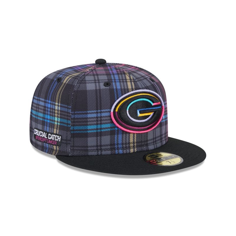 60584095 59FIFTY NFL24CC5950 GREPAC BLK 3QR