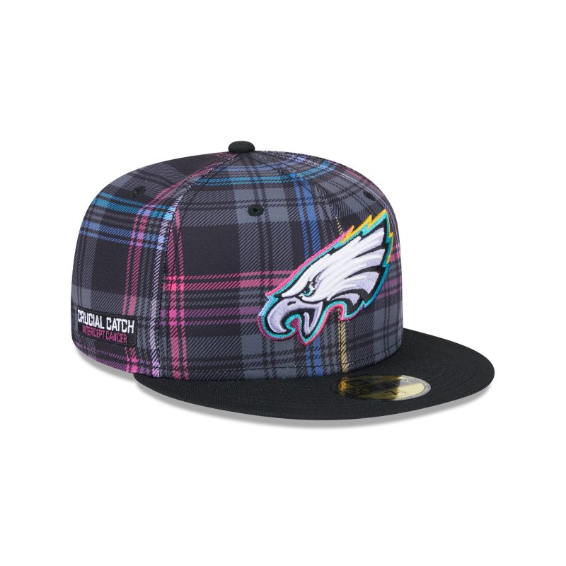 60584102 59FIFTY NFL24CC5950 PHIEAG BLK 3QR