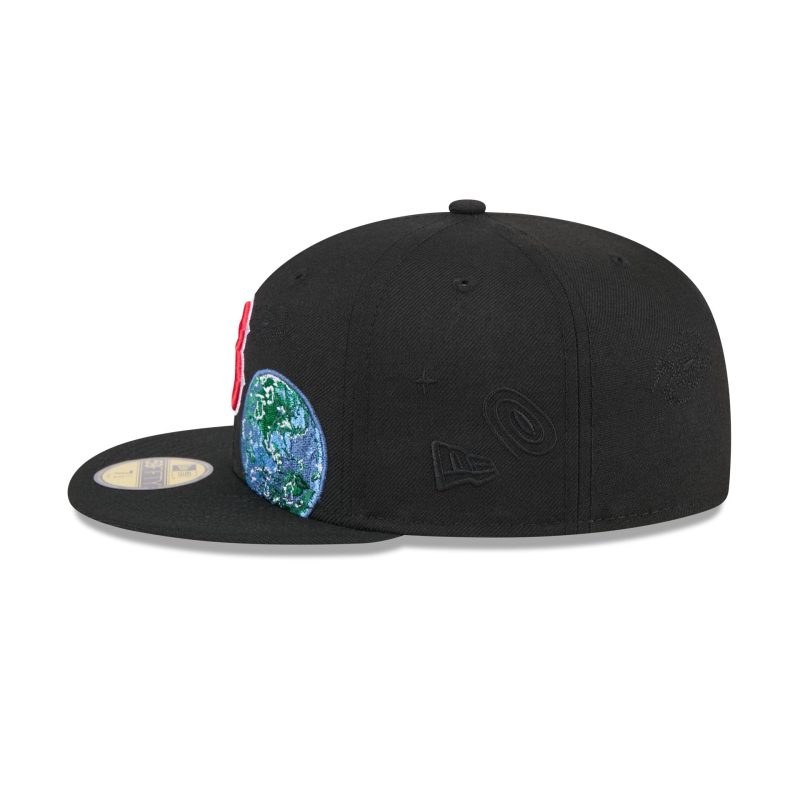 60585342 59FIFTY NEGLOBAL59FIFTY BOSRED BLK LSIDE