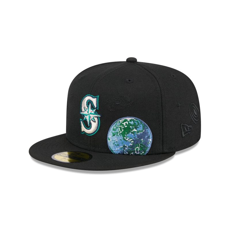 60585347 59FIFTY NEGLOBAL59FIFTY SEAMAR BLK 3QL