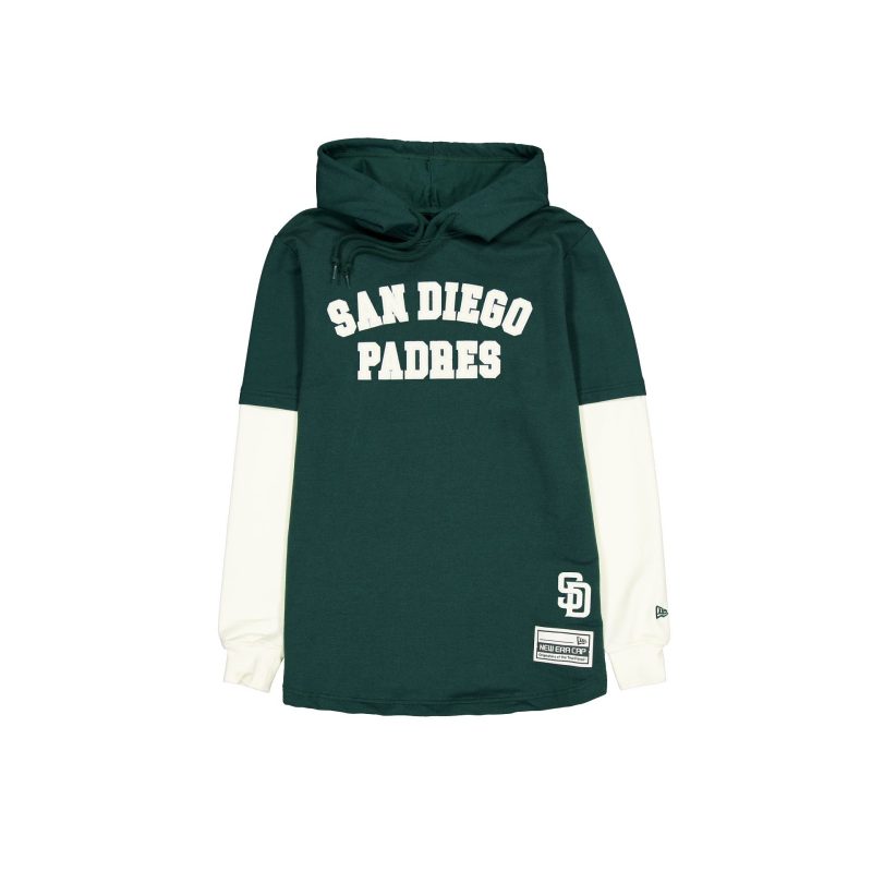 60585948 HOODIE GREENLOGOSELECT SADPAD GRN F