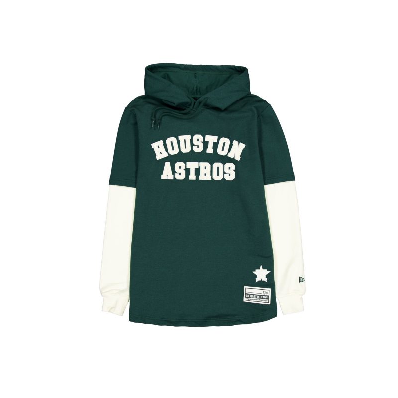 60585961 HOODIE GREENLOGOSELECT HOUAST GRN F