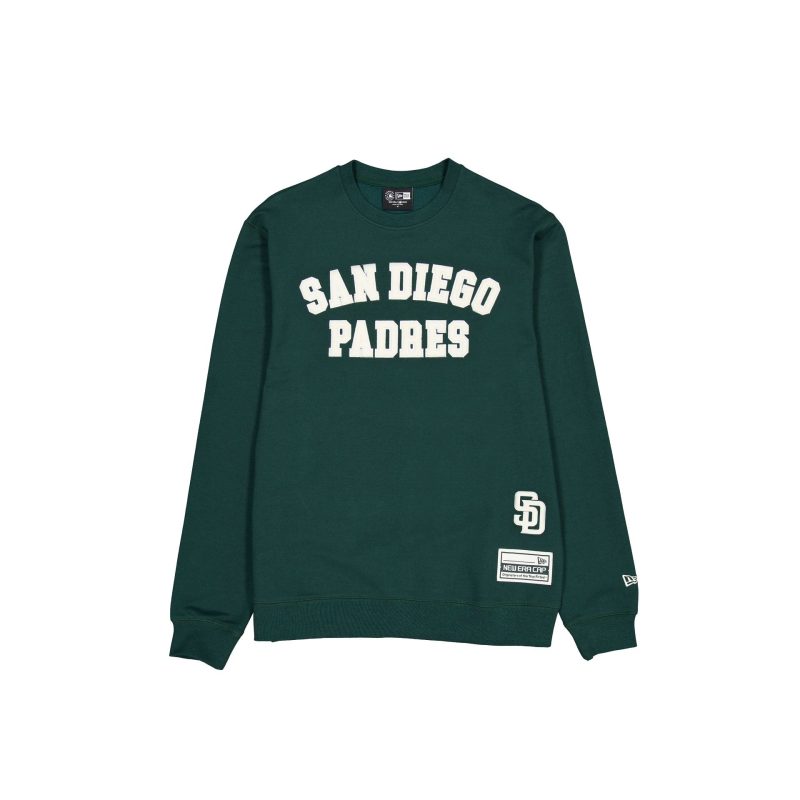 60585970 CREWNECK GREENLOGOSELECT SADPAD GRN F