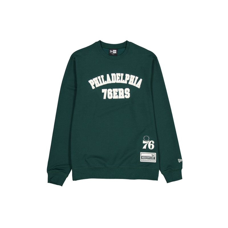 60585983 CREWNECK GREENLOGOSELECT PHI76E GRN F