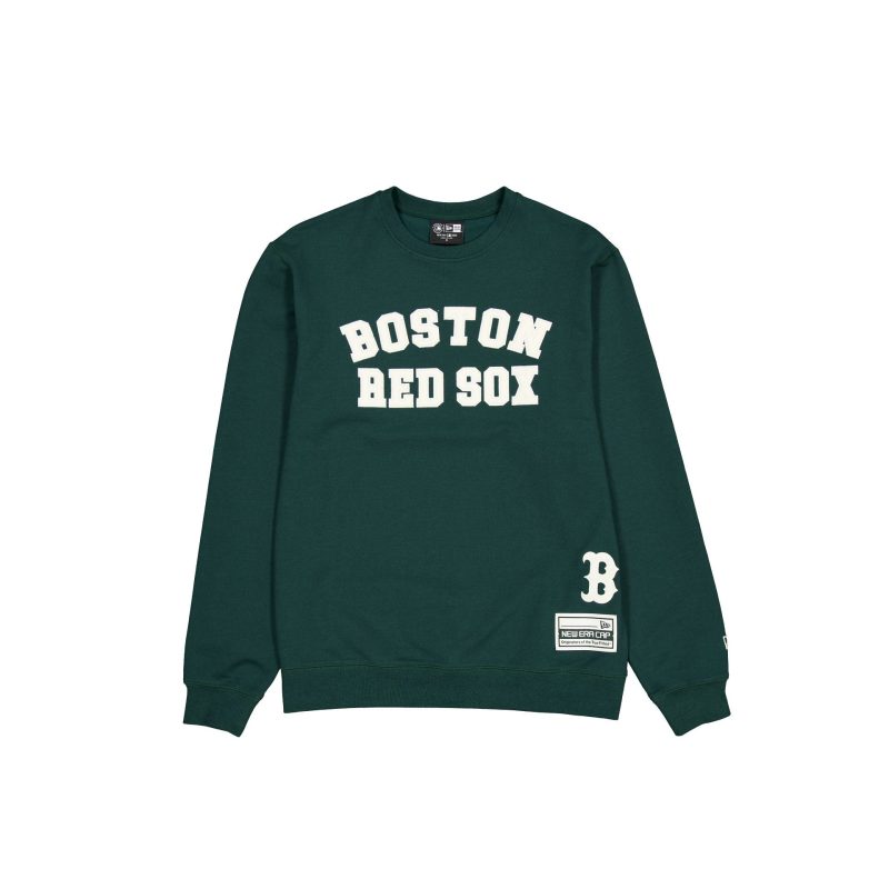 60585986 CREWNECK LOGOSELECT BOSRED GRN F