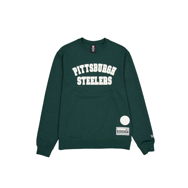 60585988 CREWNECK LOGOSELECT PITSTE GRN F