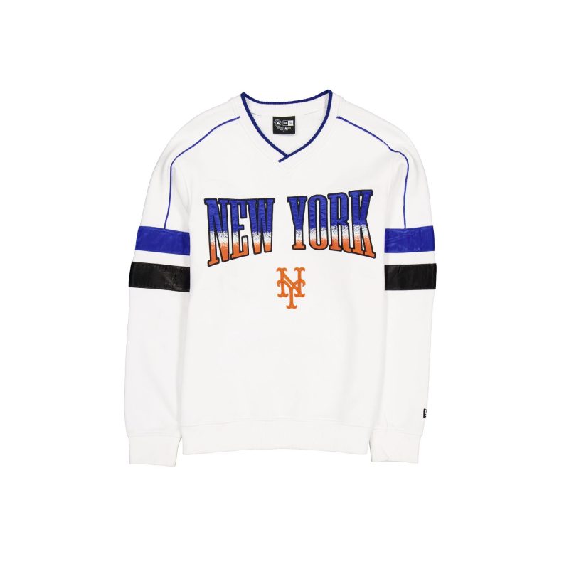 60586090 CREWNECK Q4SPTCLAS24 NEYMET WHT F