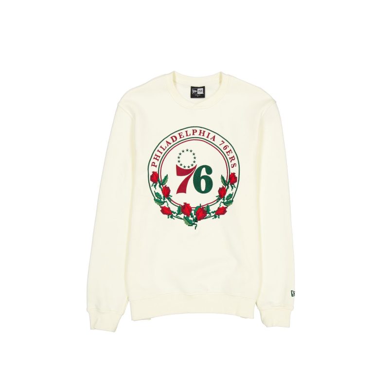 60587664 CREWNECK ECOMHOLIDAY PHI76E WHT F