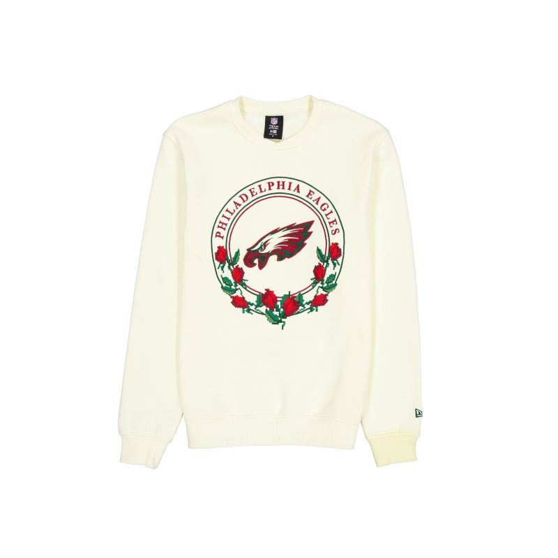 60587666 CREWNECK ECOMHOLIDAY PHIEAG WHT F