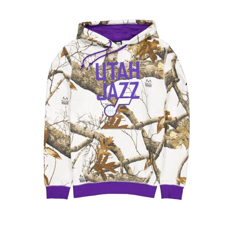 60593200 HOODIE NBACITYED24 UTAJAZ CAMO F