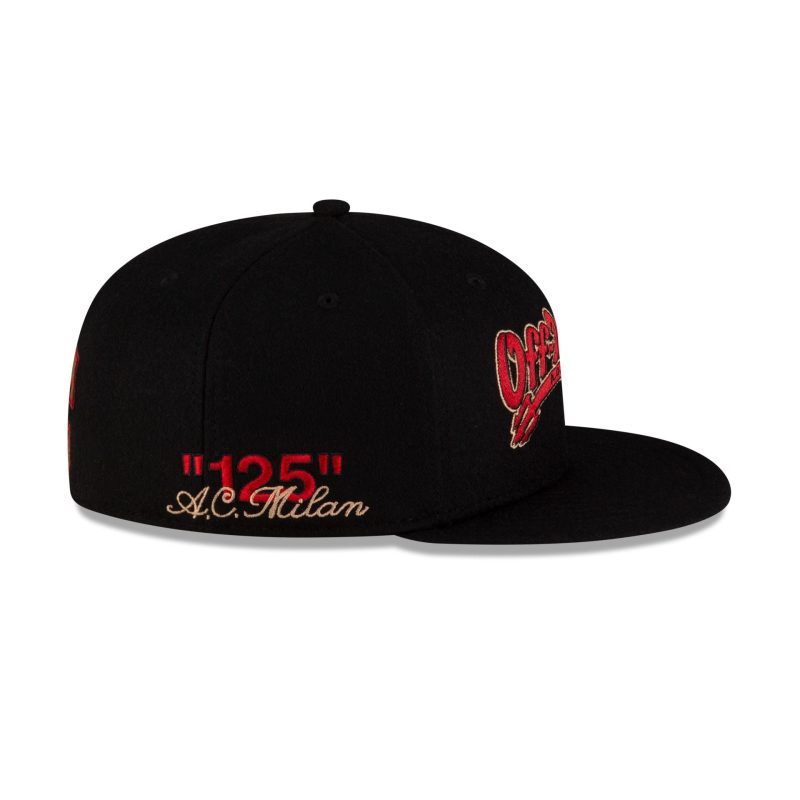 60596158 59FIFTY ACMILANXOFFWHITE ACMILAN BLK RSIDE