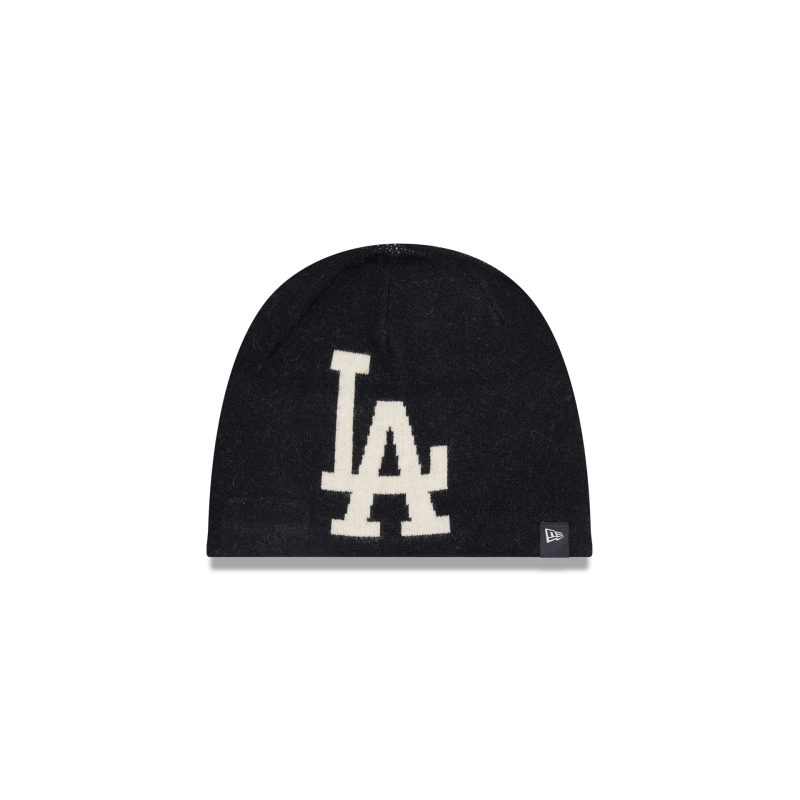 60597905 KNIT 20BEANIE TEAMMEGALOGOKNIT LOSDOD BLK F