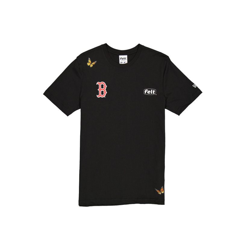 60631929 TSHIRT FELT24 BOSRED BLK F