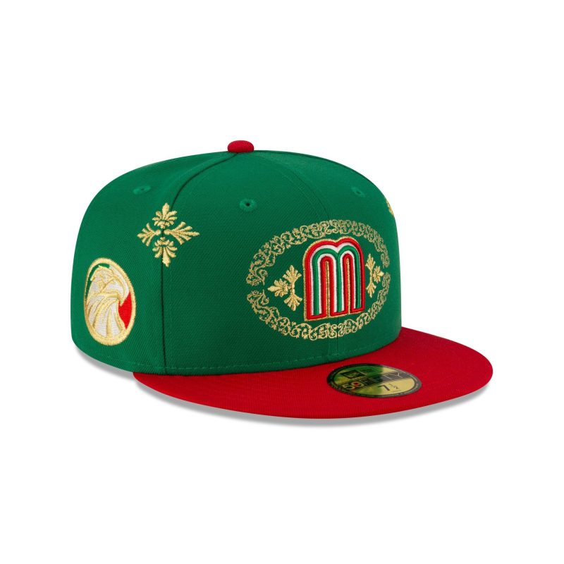 60646708 59FIFTY CHARRO WBCMEX GRN 3QR