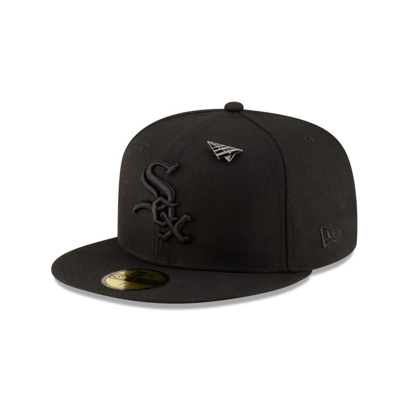 60647677 59FIFTY PPBLACKOUT5950MLB24379 CHIWHI BLK 3QL