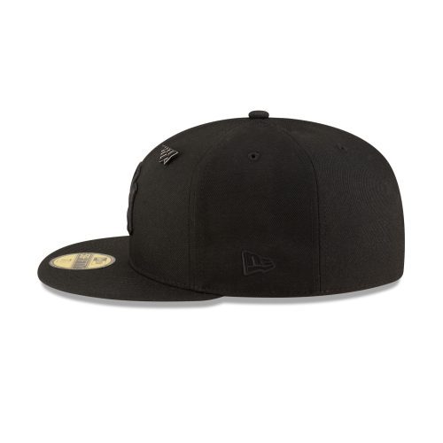 60647679 59FIFTY PPBLACKOUT5950MLB24379 NEYYAN BLK LSIDE