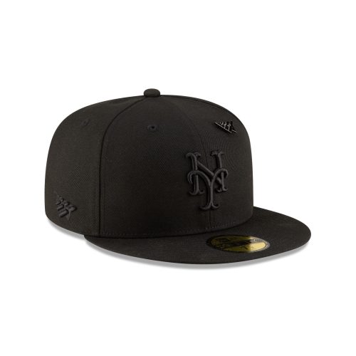 60647684 59FIFTY PPBLACKOUT5950MLB24379 NEYMET BLK 3QR