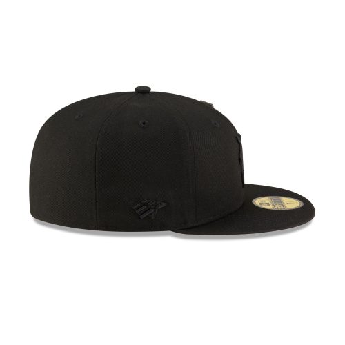 60647685 59FIFTY PPBLACKOUT5950MLB24379 DETTIG BLK RSIDE