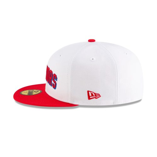 60648017 59FIFTY NBA24CLASSIC GOLWAR WHT LSIDE