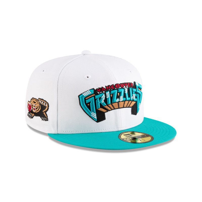 60648018 59FIFTY NBA24CLASSIC MEMGRI WHT 3QR