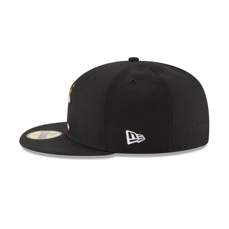 70442809 59FIFTY 5950MARMARBLACKMARVINTHEMARTIANFULL MARVINTHEMARTIAN BLK LSIDE